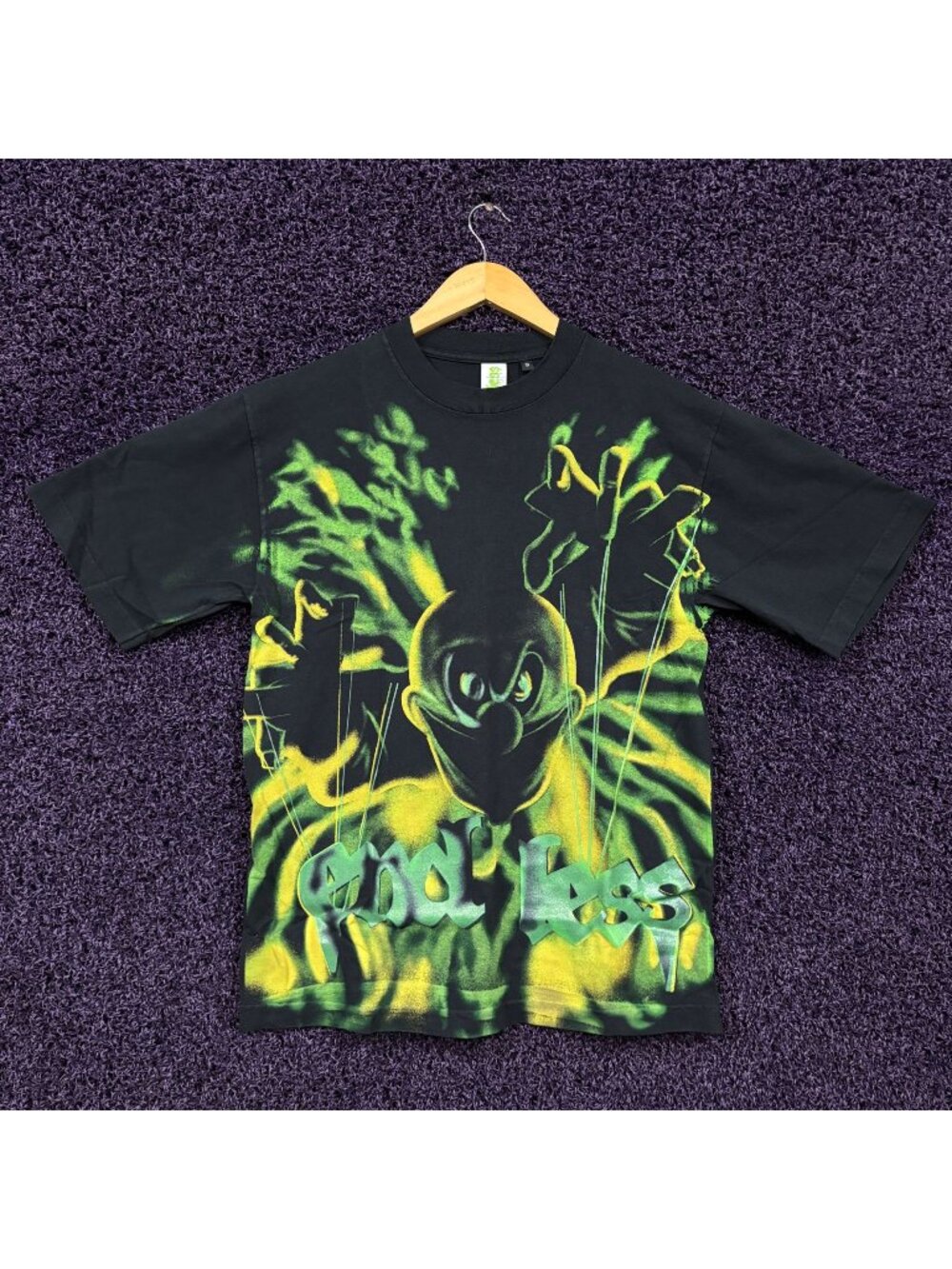 Endless Denim Green Puppet T-shirt size Small